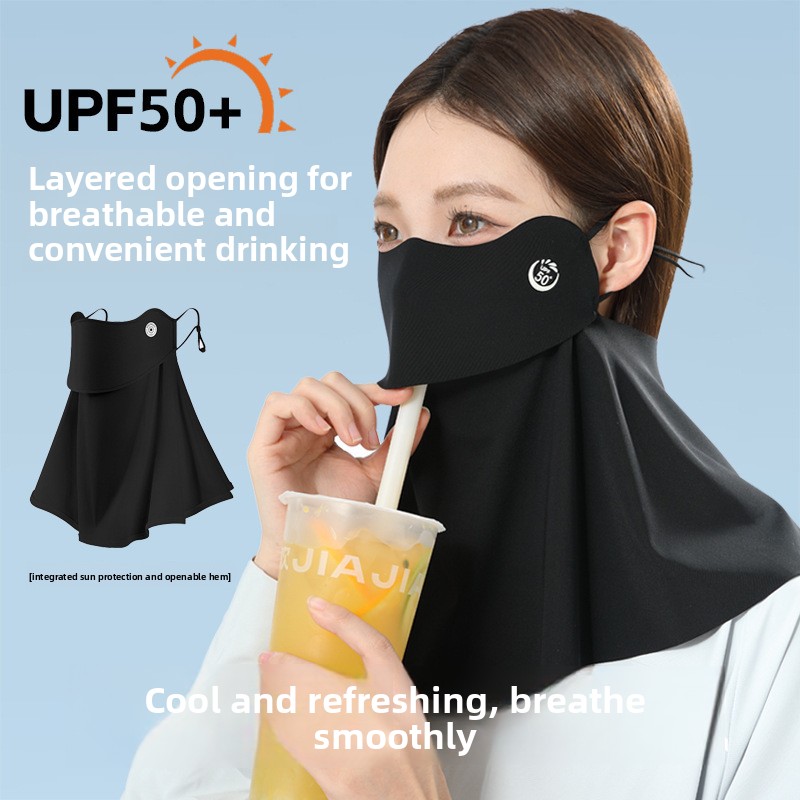 Sports Mask Breathable - Maschera in Seta Ghiacciata per Ciclismo,