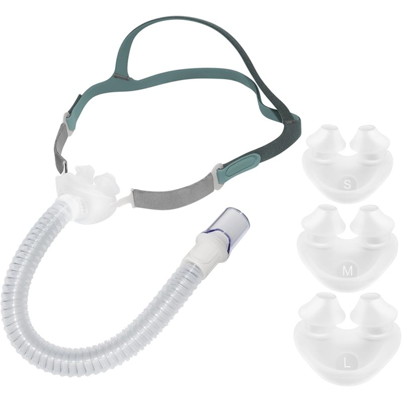 Silicone Mask Bracket - Maschera CPAP con Tubo Incluso, 1