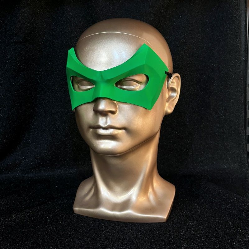 Respirator Half Face - Maschera per Occhi Verde da Supereroe