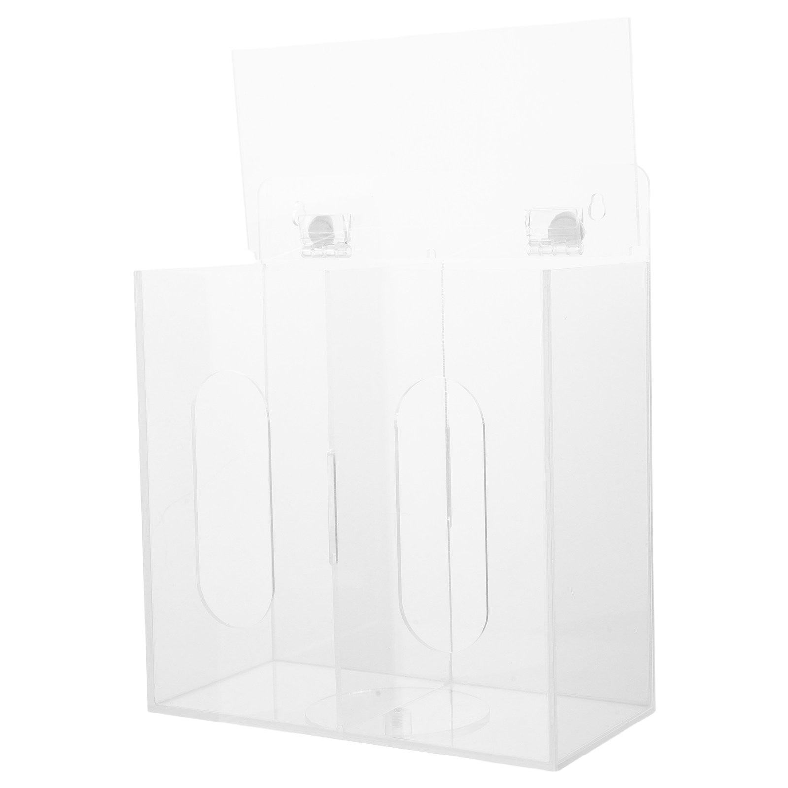 Face Mask Storage Box - Contenitore per Maschere in Acrilico Trasparente