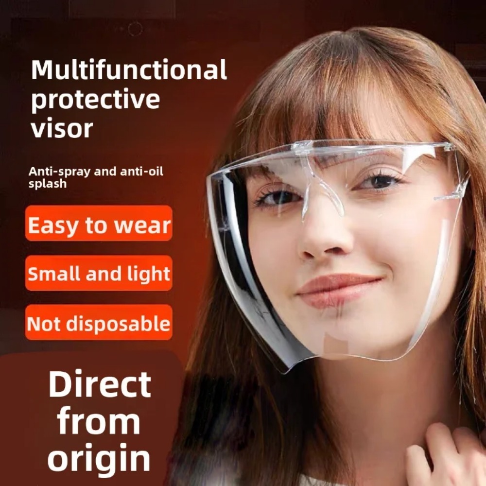 Anti Pollution Mask - Maschera Protettiva Integrale Trasparente Antiappannamento e