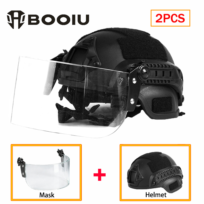 Kids Face Mask - BOOIU Nuovo Set Casco Tattico con