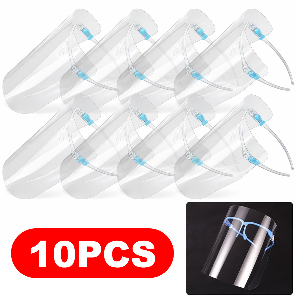 Anti Pollution Mask - 10 Pezzi Maschera Protettiva Visiera Anti-Saliva