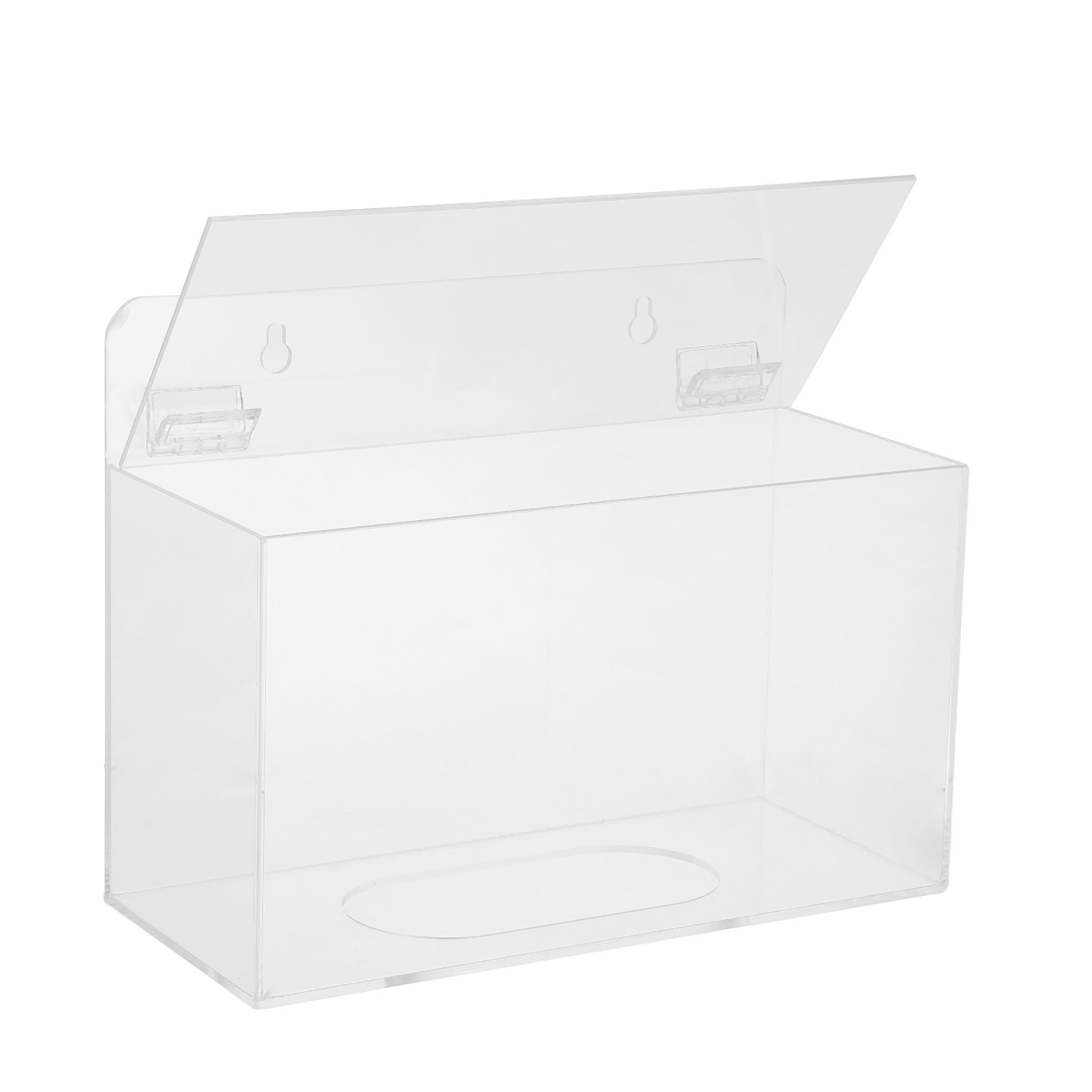 Face Mask Storage Box - Dispenser per Mascherine in Acrilico Trasparente