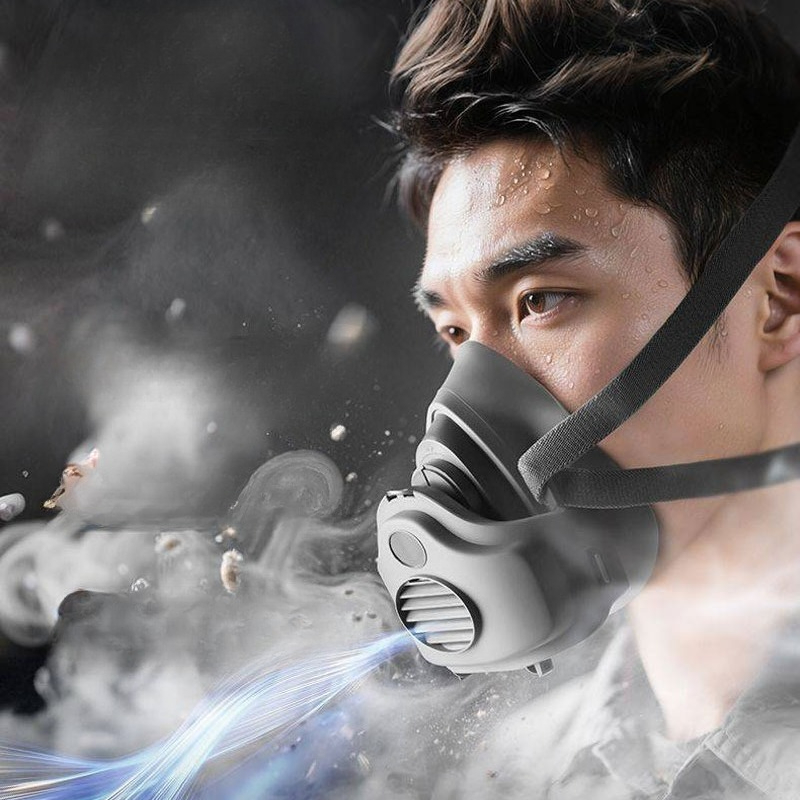 Kn95 Respirator Mask - Maschera Antipolvere in Gomma con Filtro