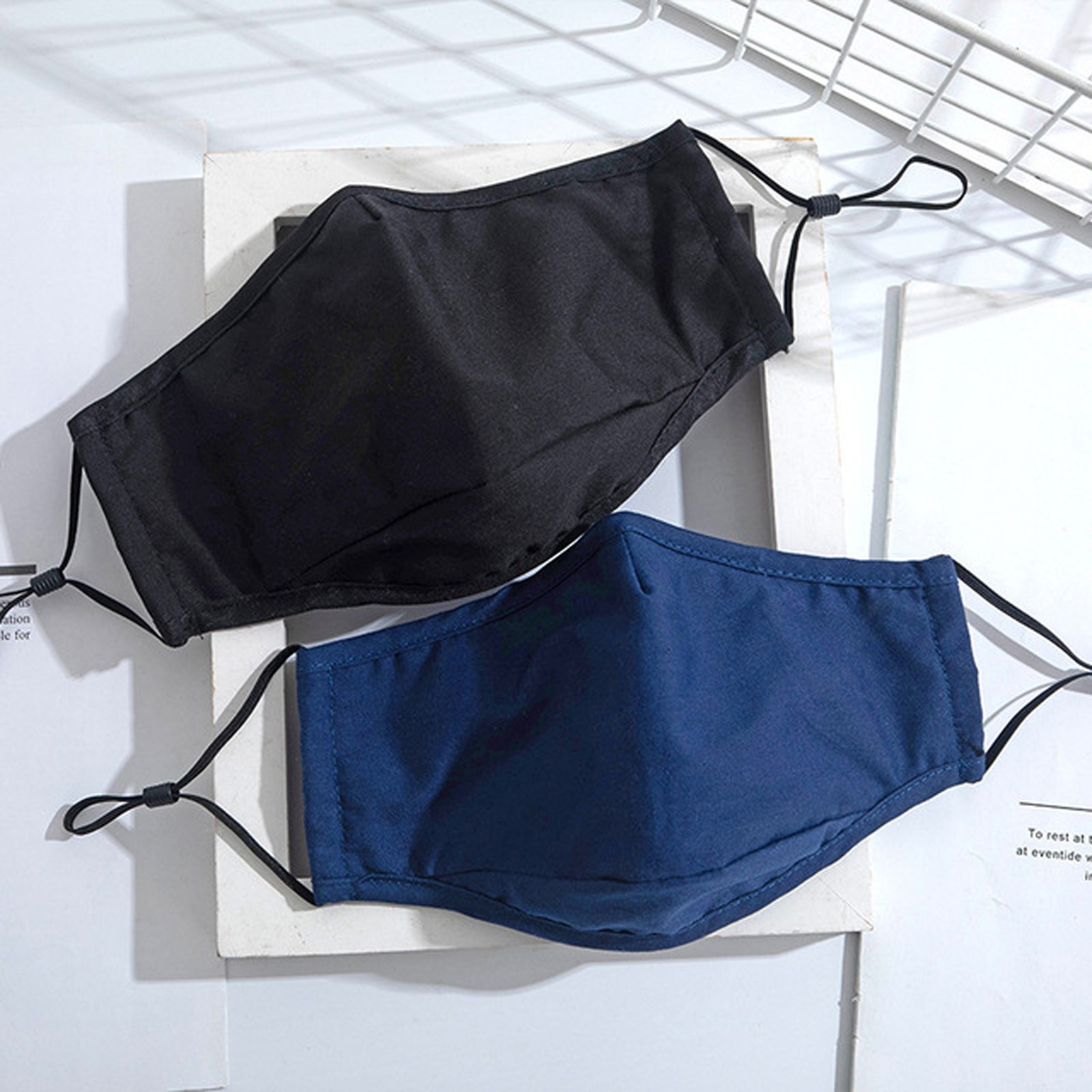 Cloth Face Mask Washable - Maschera facciale riutilizzabile per uomo e