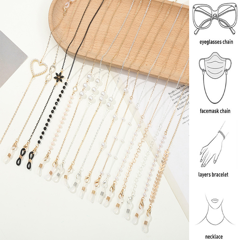 Mask Chain Holder - 2022 moda occhiali catena per donna