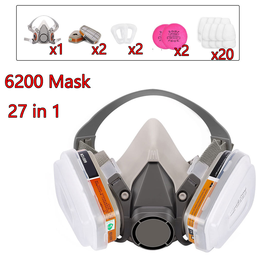 Face Mask Storage Box - Maschera Antigas 6200 per Verniciatura Veicoli