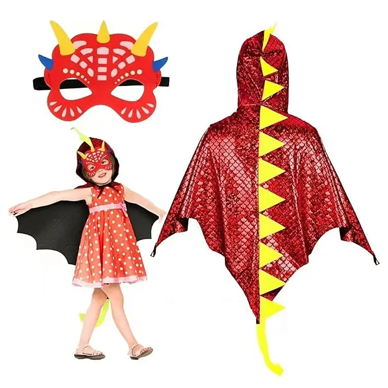 Mantello da dinosauro verde pe - Kids Face Mask recensione e prezzo
