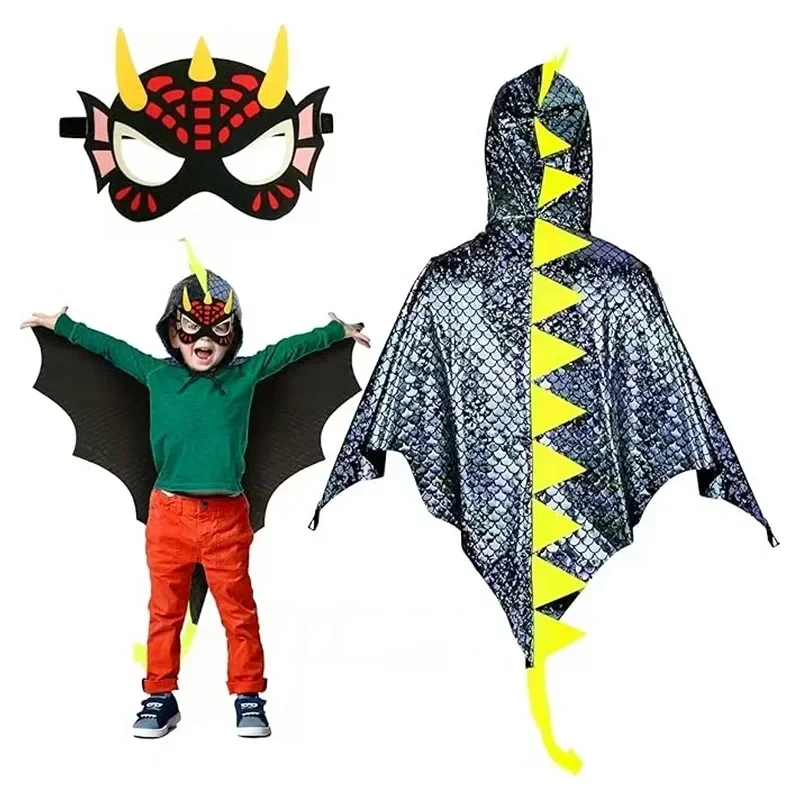 Mantello da dinosauro verde pe - Kids Face Mask recensione e prezzo
