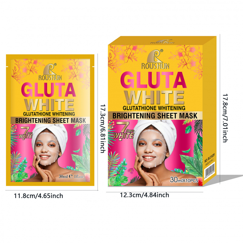 Maschera Viso Gluta White, Cur - Face Mask Storage Box recensione e prezzo