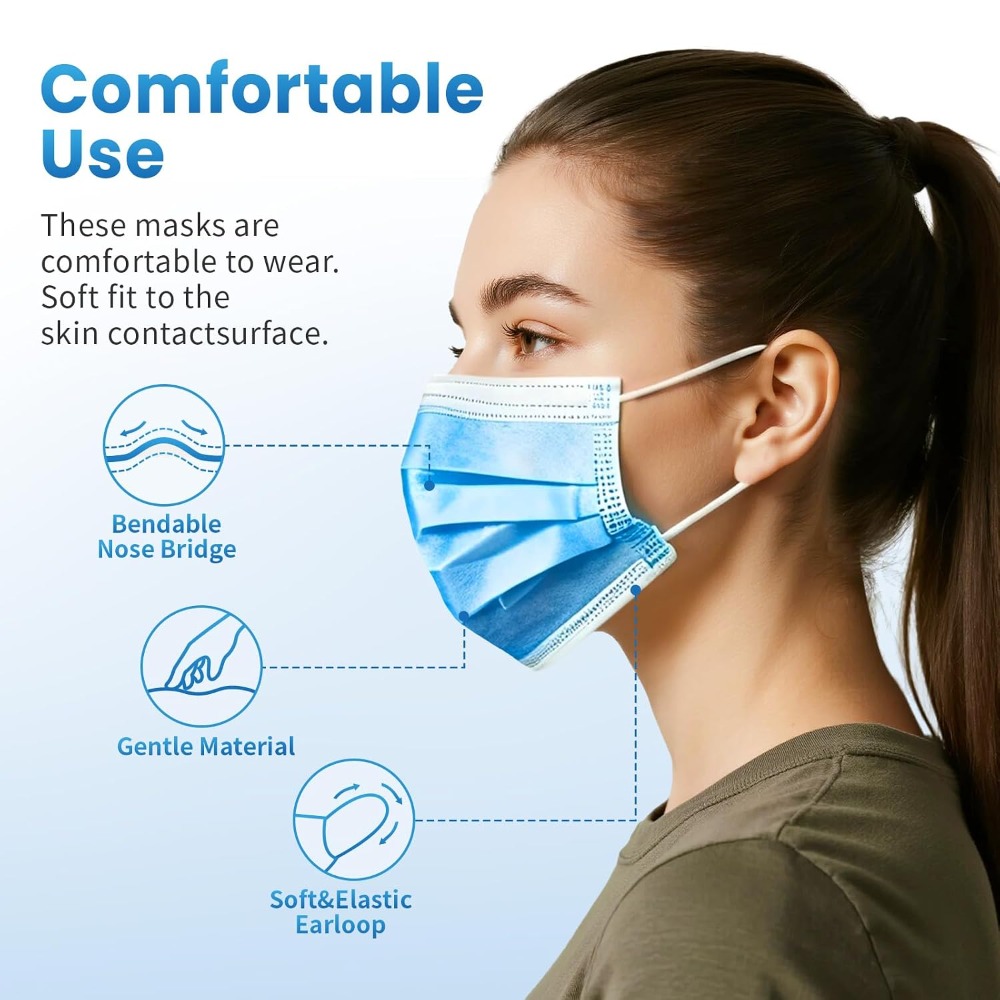Mascherine Monouso Blu 100 Pez - Disposable Mask Blue recensione e prezzo