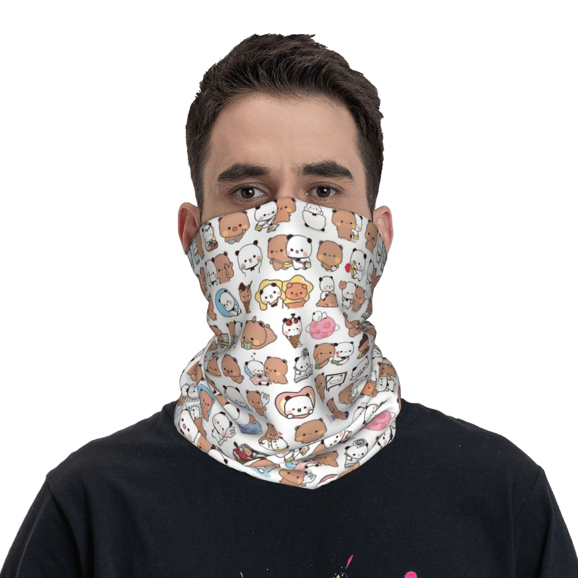 Orso personalizzato Cartoon Pe - Neck Gaiter Face Cover recensione e prezzo