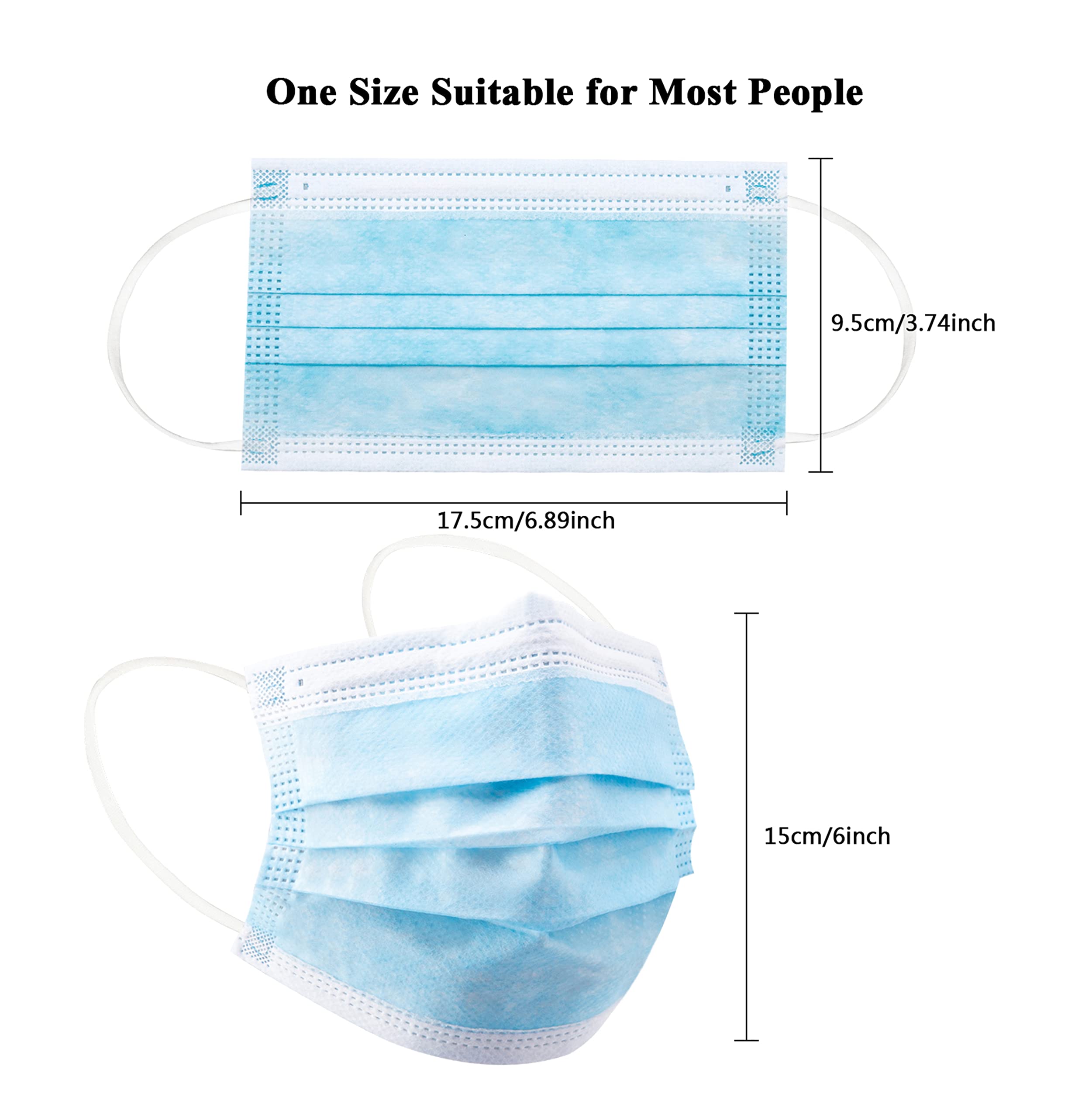 Scatola da 50/100 pezzi Masche - Disposable Mask Blue recensione e prezzo