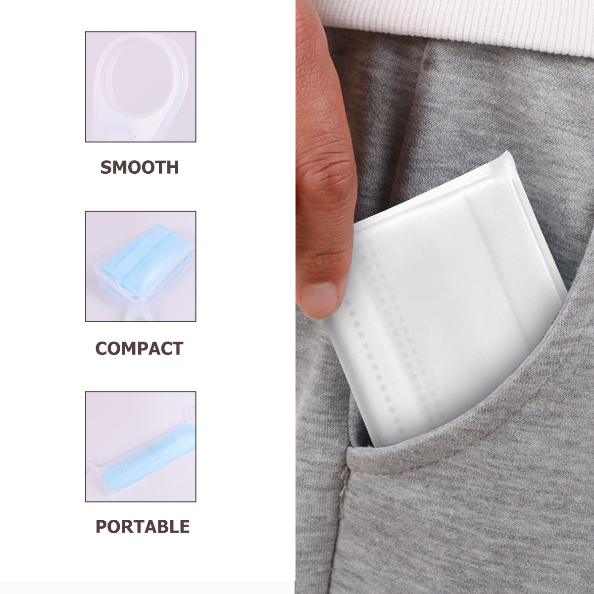 2 Pezzi Custodia Portamask in  - Face Mask Storage Box recensione e prezzo