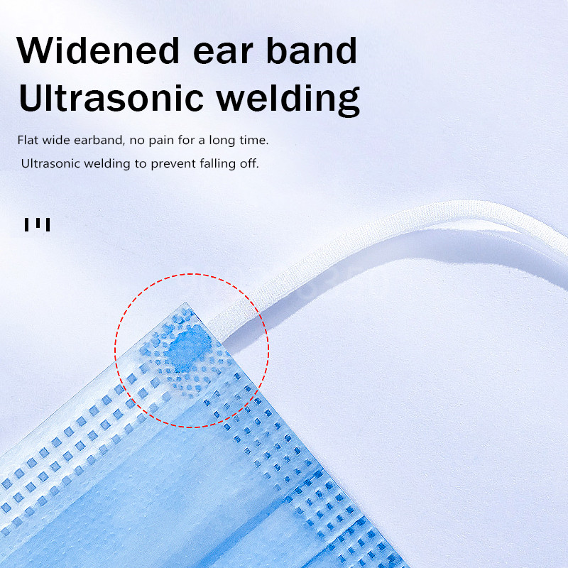10-500 pezzi monouso per adult - Disposable Mask Blue recensione e prezzo