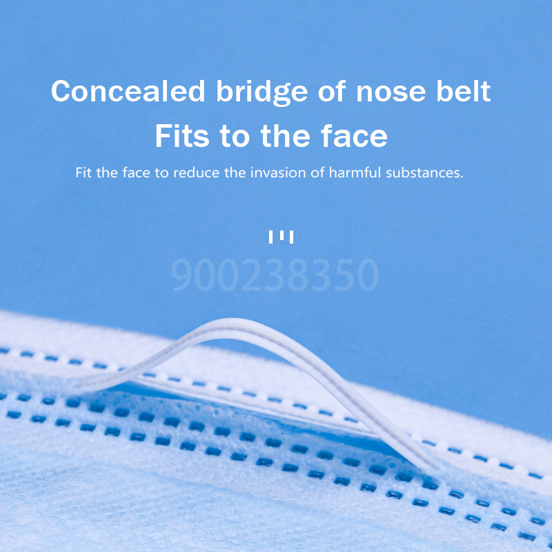 10-500 pezzi monouso per adult - Disposable Mask Blue recensione e prezzo